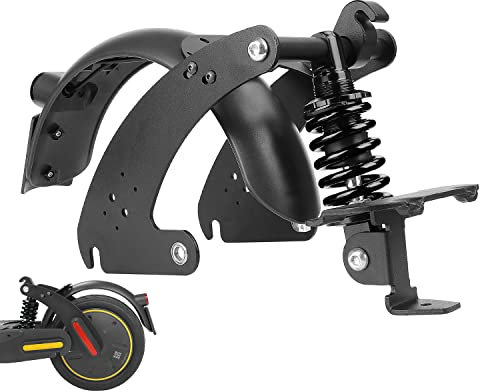 ulip Stoßdämpfer-Set hinten Elektroroller Stoßfänger Stoßdämpfung Rücklicht Zubehör für Ninebot Max G30 G30LP G30E Grau