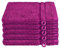 Schiesser Frottier Waschhandschuh Milano im 5er Set | 100% Baumwolle aus nachhaltiger Produktion | weich, saugstark, farbecht | 16x22cm | Fuchsia