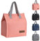 Yikki Lunch Bags for Women Men, Reusable Insulated Leakproof Lunch Box Tote Bag, Cool Bags for Kids Girls Adults, Thermal Cooler Bag for Work School Picnic Travel (Pink)