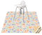 Splat Mat for Under High Chair/Arts/Crafts, Waterproof and Anti-Slip Splash Mat Floor Protector, Washable Highchair Floor Mat, 51 Inch Reusable Messy Mat and Baby Feeding Table Cloth (Dog)
