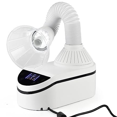 X&Z-XAOY Nail Dust Collector With Nail Drill Nail Vacuum Fan Vent Dust Collector With Light 35000 RPM Electric Professional Nail Drill Machine For Acrylic Gel Nails Polishing