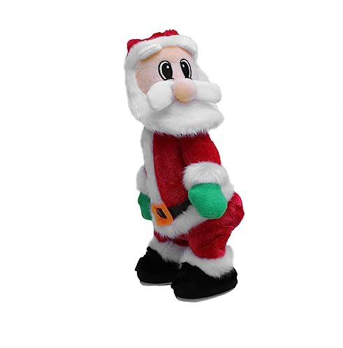 Toyvian Trweking Weihnachtsmann Elektrische Santa Twerking-Spielzeug Singender Weihnachtsmann -Twerking-Spielzeug Der Schüttelt Die Hüften Weihnachten