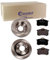 BandelOne 2 Bremsscheiben 253mm + Beläge hinten passend für A3 8P 2003-2013