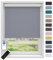 EFIXS Thermorollo White Reflex, Breiten: 40-240, Höhe bis 275 cm, Hier 230 x 190 cm (BxH) Grau, Verdunklungsrollo, Kettenzug, Springrollo, Motor