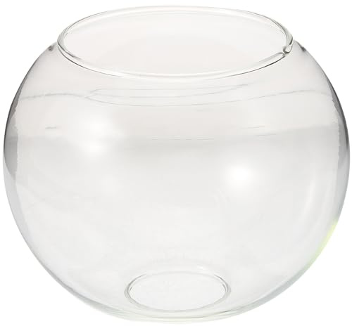 HEMOTON Abat-Jour Globe En Verre De Remplacement Pour Éclairage Abat-Jour Moderne Clair E27 Sphère Ronde En Verre Couvercle De Protection D'ampoule Pour Lampe Suspendue De Ferme Lustre