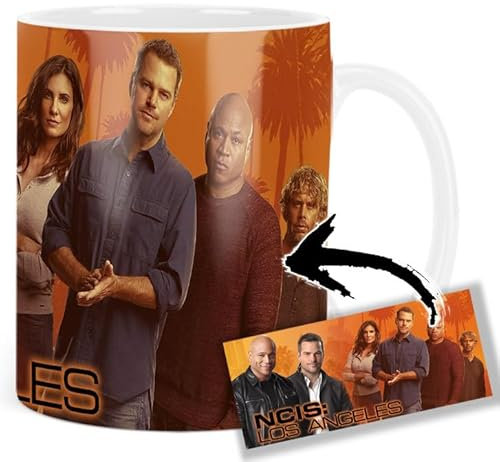 NCIS Los Angeles Chris O'donnell Ll Cool J Daniela Ruah Eric Christian Olsen Tasse Keramikbecher Mug