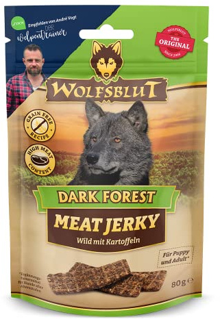 Wolfsblut Meat Jerky Dark Forest - Wildfleisch und Kartoffeln 1 x 80 g