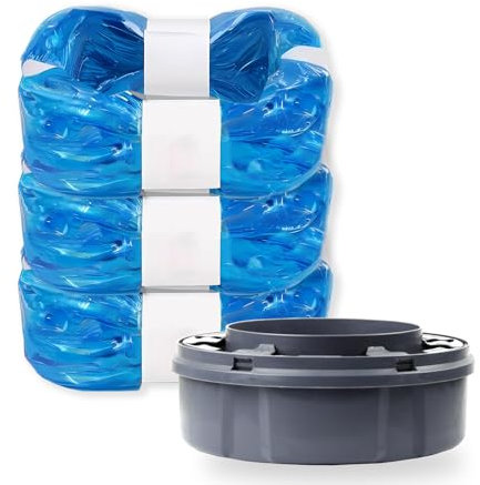 8m Paquete de 3 Gran capacidad Recambios Papelera compatible con el contenedor pañales La recarga solo es adecuada para el contenedor de pañales Tommee Tippee Sangene Tec Simplee Sangene Twist & Click