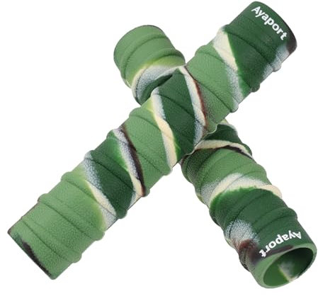 Ayaport Kajak-Paddelgriffe, Camouflage, Grün, rutschfeste Silikonwickel, Blasenprävention, Kajakzubehör, für Take-Apart-Paddel