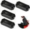4pcs 3D Printer Filament Cleaner, Filament Filters Universal Dust & Statical Electricity Removal Tool for Filament, Essential Accessories to Protect 3D Printers.