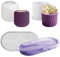 3 moldes de silicona para velas, 2 jarrones y 1 bandeja, moldes de silicona, portavelas, redondos, moldes de silicona, para candelabros, macetas, recipientes de almacenamiento