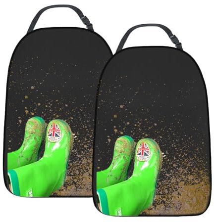 Elitecran Sitzschutz Auto Rückenlehne wasserdichte, 2 Stück Autositz Rückenlehnenschutz 420D Oxford Schutz Rückseite Kinder Anti-Schmutzig, Rücksitzschoner Sitzschoner Vordersitze