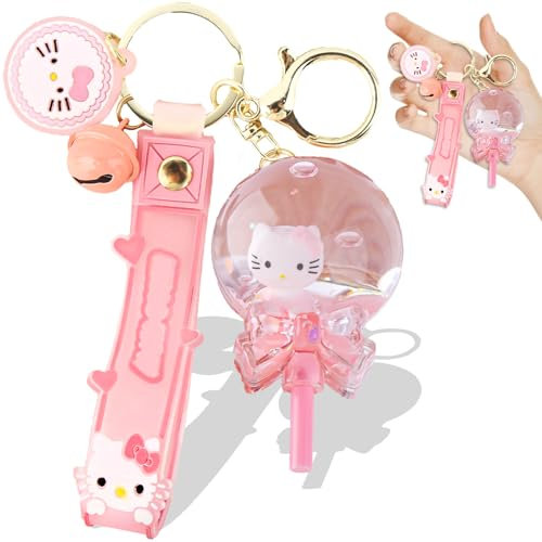 Heartsking Niedliche Schlüsselanhänger, Katze Schlüsselanhänger für Kinder Kawaii Schlüsselanhänger Anime Schlüsselanhänger mit Funny Pendant Tasche Anhänger Geschenk für Mädchen