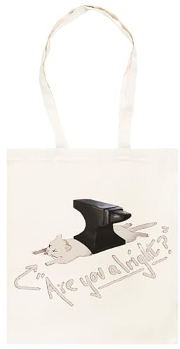 Udaytee Are You Alright Lovejoy Cat Beigefarbene Unisex-Einkaufstasche Aus Baumwolle