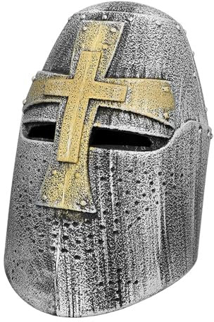 Boland 01442 - Ritterhelm für Faschingskostüme, Kopfbedeckung für Märchenkostüm, Karneval und Mottoparty