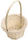 Rattan Basket with Handle, Blumenkorb Hochzeit, Blumenmädchen Korb, Rattan Basket Hochzeit Streukorb Blumenmädchen Körbchen Handgeflochtener Blumenkorb Blumenkinder Für Hochzeit Garten Deko