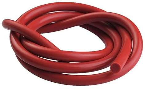 JWOO 1M Rosso VMQ Solido Silicone Gomma Guarnizione Striscia Barra Tonda Corda Alta Temperatura Diametro 1~30mm Nastro Striscia Sigillante in Gomma(10mm)