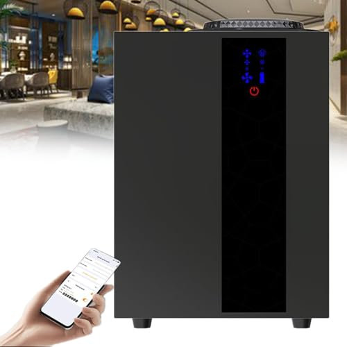Parfüm-Diffusor, Smart Scent Air Machine mit Nebulizing Tech für Haus, Bluetooth & WiFi Aromatherapie Diffusor, Geeignet für Hotellobby, Korridor, Schlafzimmer, Box,A