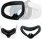YHX-OU Face Cover Compatible avec Meta/Oculus Quest 3S Cache-Visage en Silicone,Les Accessoires pour Quest 3S Remplacement de Coussin