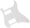 Kratzschutz für E-Gitarre 1-lagig Standard-Schlagbrett Doppelspule HH Pickguard Backplate Set