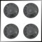 CBYUANHANG Wheel Centre Caps for Tesla Model 3 Highland 2024 2025, 4 Pcs Hub Centre Caps - Waterproof Dustproof Wheel Decoration Cover - Car Accessories