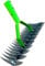 Lawn Aerator Scarifier with Handle - Manual Lawn Grass Soil Aeration Scarification, Dethatching Rake, Lawn Aerator Spikes Aerating Tool, for Lawn Care & Maintenance, Dead Leaves Removal (A, No Handle)