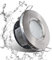 Sweier IP65 Wasserdichte Einbauleuchte Einzelpackung - GU10 Bad-Spotlight, Druckgussaluminium, 68mm Ausschnitt, Satin Nickel (Ohne Birne)