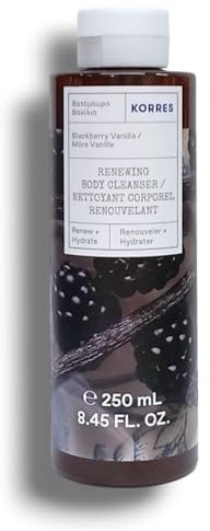 Korres | Blackberry Vanilla - Renewing Body Cleanser | Renew + Hydrate | 250mL