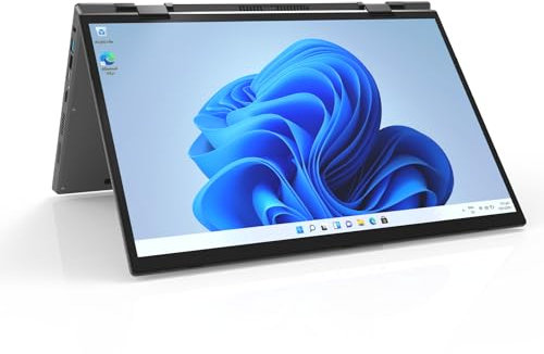 AdvanElink Yoga Dual Screen Laptop InteI N95, 2 * 14 Zoll 2.5K IPS Touch Screen, 2 in 1 Tablet PC Windows 11 Pro, 16GB DDR4 512GB SSD, 2.4G/5G WiFi