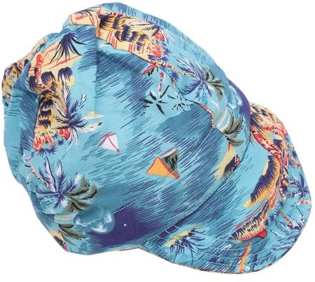 Welding Cap Cotton Mystical/Fantasy Retardant Cloth Reversible Mystical/Fantasy Retardant Cotton Fabric Welding Helmet Protection Welder Hat Cloth Hat for Professional, Fireproof, Caps