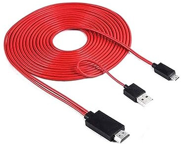 HOMSFOU Adaptador Micro USB Galaxy Note Cable Tv Soporte Hdcp y Rápida