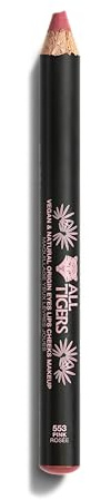 All Tigers - Multifunktionsstift, 3-in-1, für Augen, Lippen, Wangen – Tau 553 – veganes Make-up – einfach aufzutragen – Blush Creme Rosé, Lippenstift, Lidschatten – Jojoba Bio – umweltfreundlich