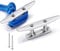 FREE3VITA Boat Deck Rope Cleats, Open Base Boat Dock Cleats, Stainless Steel Flagpole Cleat Hook for Boat, Dock, Deck, Kayak, Yacht (4 inch)