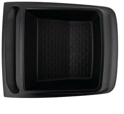 Auto Mittelkonsole Armaturenbrett Aufbewahrungsbox Tablett Kompatibel mit für Fiat Ducato Boxer Relay 2014-2023 Innenraum Armaturenbrett Organizer Container ABS Schwarz
