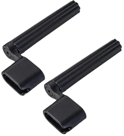2 x schwarze Gitarren-Alice-Saitenkurbel, Stegstiftentferner für Akustik-, E-Gitarre, Bass, Ersatzwerkzeug, Ukulele, praktisches Zubehör
