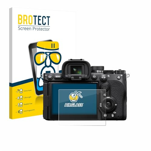 BROTECT Schutzglas für Sony Alpha 7 V (ILCE-7M5) | Transparenter Displayschutz Made in Germany Schutzfolie Panzer Folie Glas 9H Anti-Fingerprint Einfache Montage Clear