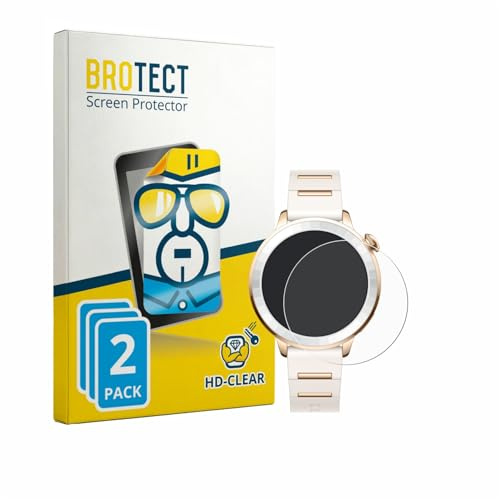 BROTECT 2 Stück Schutzfolie für Oppo Watch X3 Mini Displayschutz Folie Made in Germany, Ultra-Klar