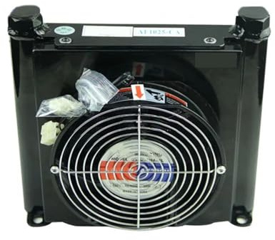 AF1025-CA Pompa dell'olio idraulico in lega di alluminio Radiatore dell'aria Ventola della stazione idraulica Scambiatore di calore raffreddato ad aria Sostituzione(AC 220)