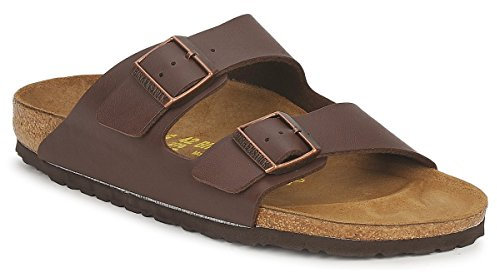 Birkenstock 051703 Arizona dark brown, Birko Flor Hombre Dark Brown EU 38
