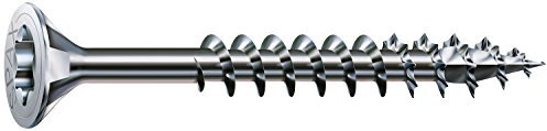 Spax Lot de 50 vis de construction à tête fraisée T-Star plus Profilé partiel Revêtement Wirox homologué 8 x 100 mm, 0/1010/036/8,0/120/ /01