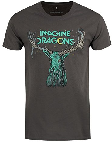 Imagine Dragons Men's ELK In Stars Short Sleeve T-Shirt