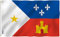 ANLEY Fly Breeze 3x5Pi Drapeau de l'Ethique Acadien-Couleur Vive Résistant aux UV-Tête en Toile/Double Couture- Drapeau Cadien Polyester œillets en Laiton 3X5Pi