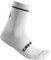 CASTELLI Herren Entrata 13 Socks, WEISS SCHWARZ, XXL EU