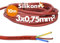 10 Meter Lapp 0046002 Ölflex Heat 180 Silikonleitung 3x0,75 mm² I Silikonkabel I Saunaofen Kabel 10 m I SiHF Saunakabel 3G0,75 mm² mit grün-gelben Schutzleiter