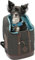 Kurgo Rucksack, Mit speziellem Hundefach, Atmungsaktives Netz und Wasserfester Boden, Für Haustiere bis 11 kg, Schwarz