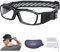 SooGree Men Women Racquetball Basketball Soccer Football Sports Goggles Glasses, Protective Eyewear Goggles Eye Safety Glasses Replaceable to Prescription Lenses