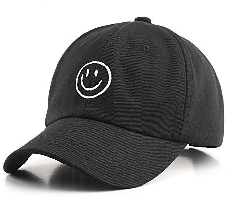 NIUASH Baseball Caps Baseballmützen für Männer Mütze Streetwear Stil Frauenhut Stickerei Smiley Mütze Hut Hip Hop Mütze-B
