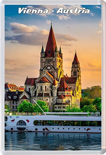 Vienna - Austria - Jumbo Fridge Magnet/Magnets BBSFM27