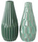 BOLTZE Vase Lenja Blumenvase Set 2-teilig Keramik Grün