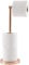 Tatkraft Tess Toilet Paper Stand Storage, Toilet Paper Roll Holder, Rose Gold, 15x42 cm